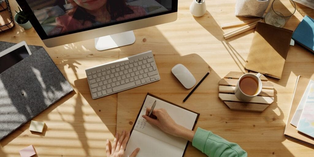 Online schooling. Photo by Julia M Cameron from Pexels